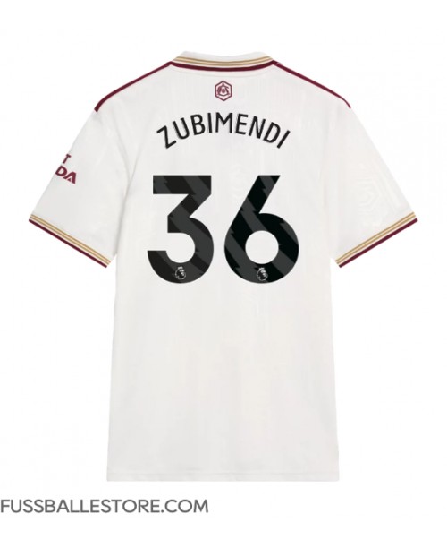 Günstige Arsenal Martin Zubimendi #36 3rd trikot 2025-26 Kurzarm Günstige Arsenal Martin Zubimendi #36 3rd trikot 2025-26 Kurzarm